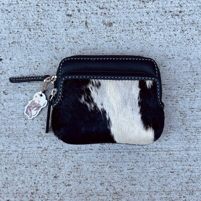 Pendleton Round-Up Black Hair on Coin Purse