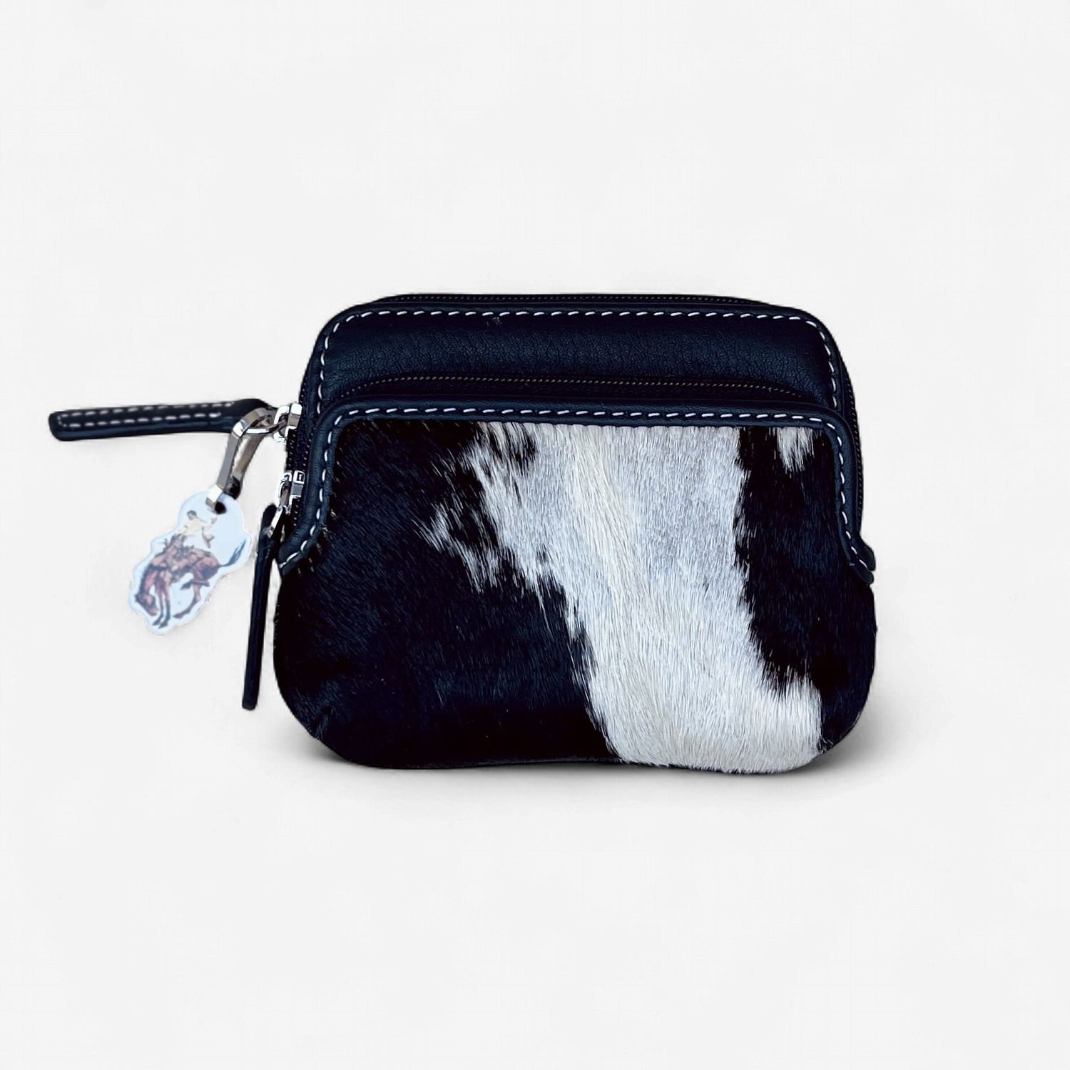 Pendleton Round-Up Black Hair on Coin Purse