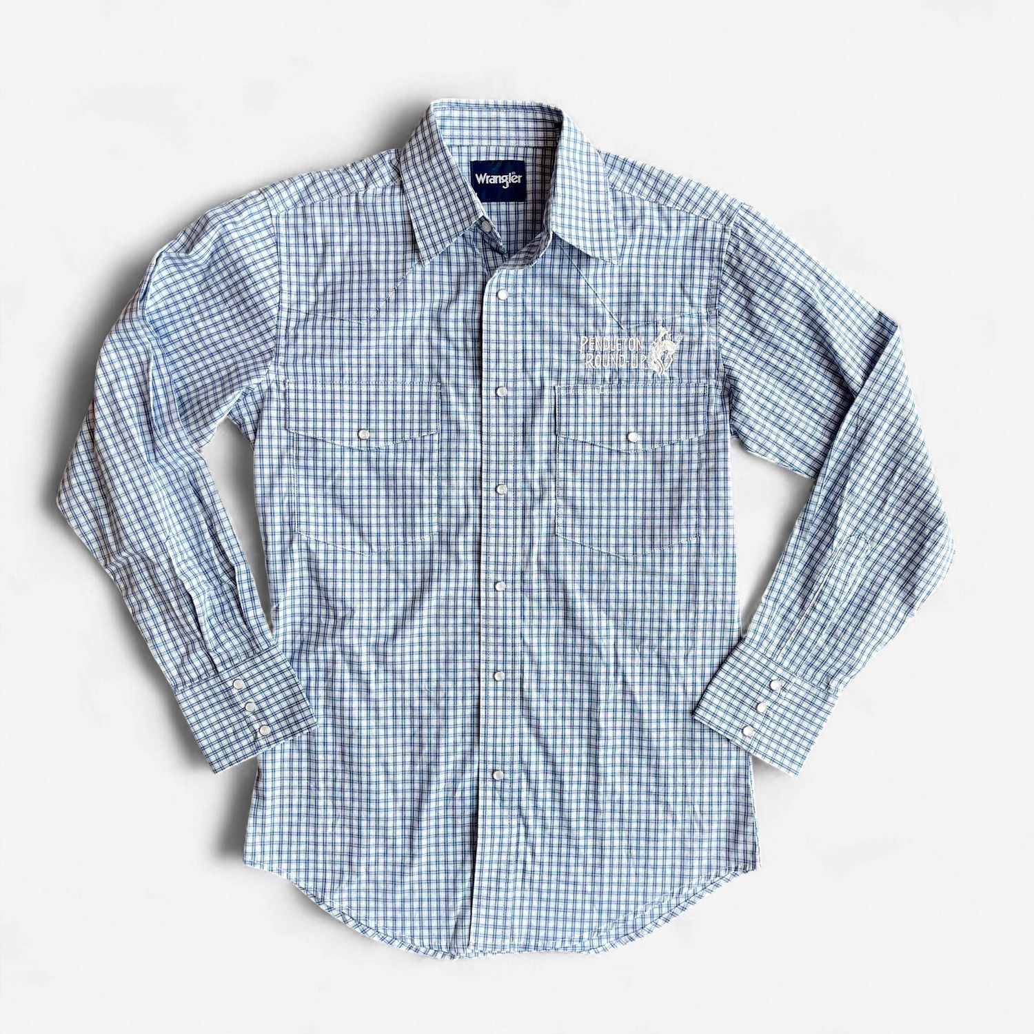 Men's Wrangler Pendleton Round-Up Long Sleeve Snap