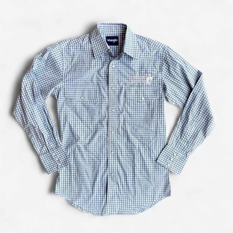 Men's Wrangler Pendleton Round-Up Long Sleeve Snap