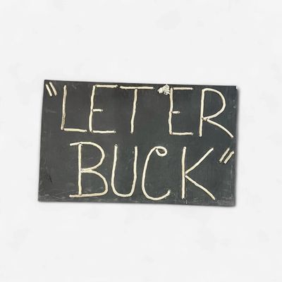 Pendleton Round-Up "Let 'er Buck" Rope Sign