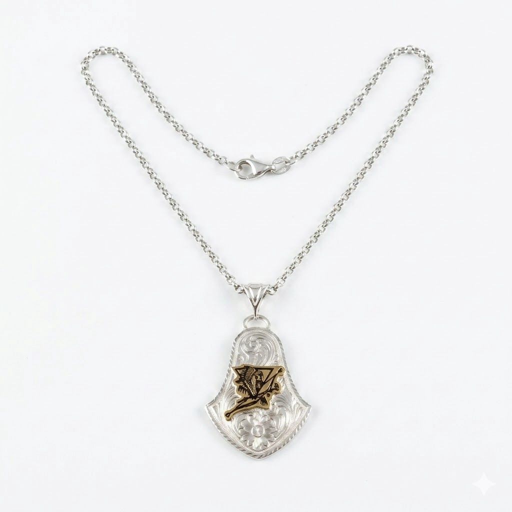 Happy Canyon Montana Silversmiths Bell Necklace