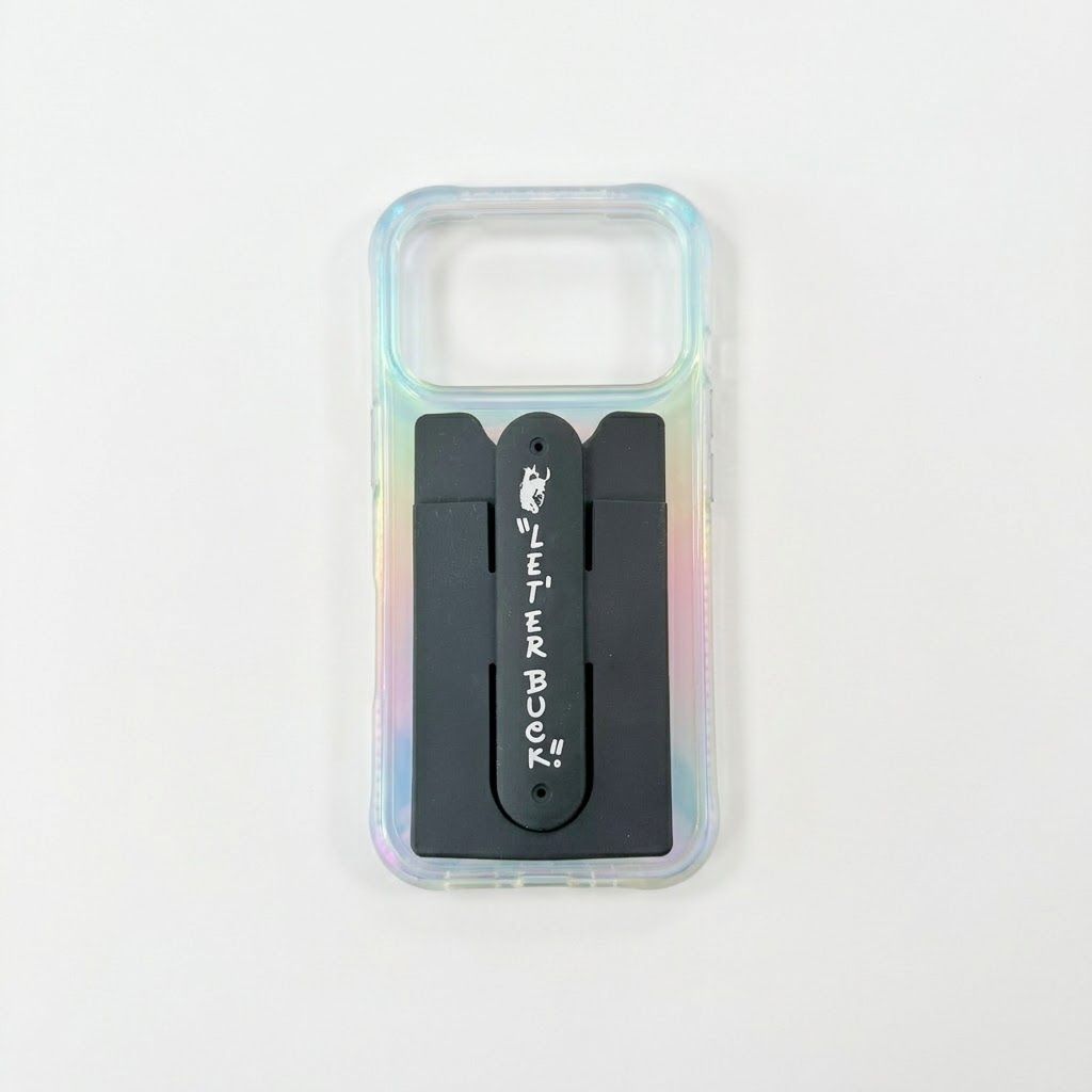Pendleton Round-Up Black Silicone Phone Wallet