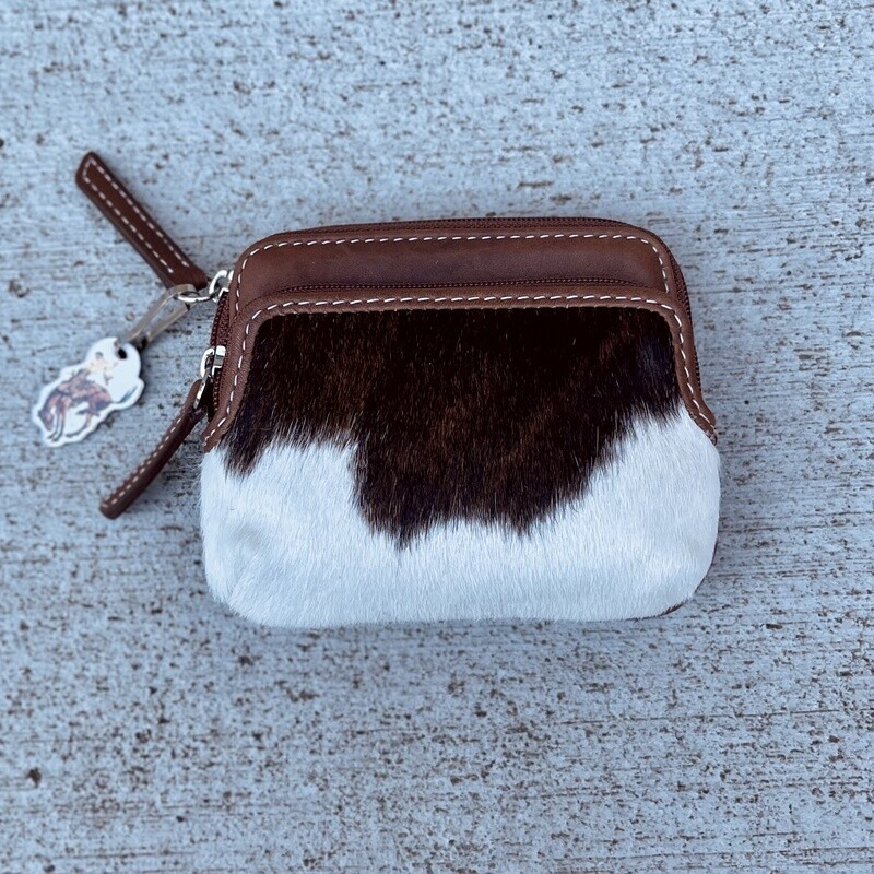 Pendleton Round-Up Brown Hair On Coin Purse