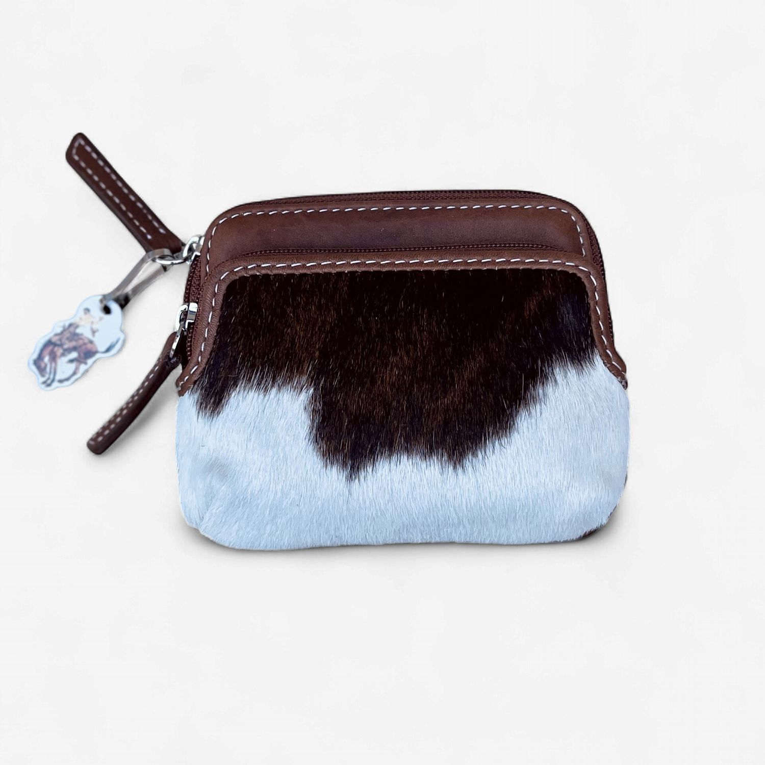 Pendleton Round-Up Brown Hair On Coin Purse