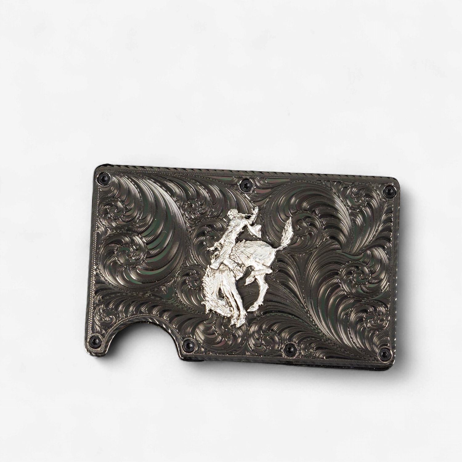 Pendleton Round-Up Montana Silversmiths Gunmetal Wallet