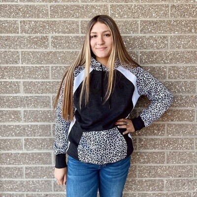 Ladies Hooey Pendleton Round-Up Cheetah Hoodie