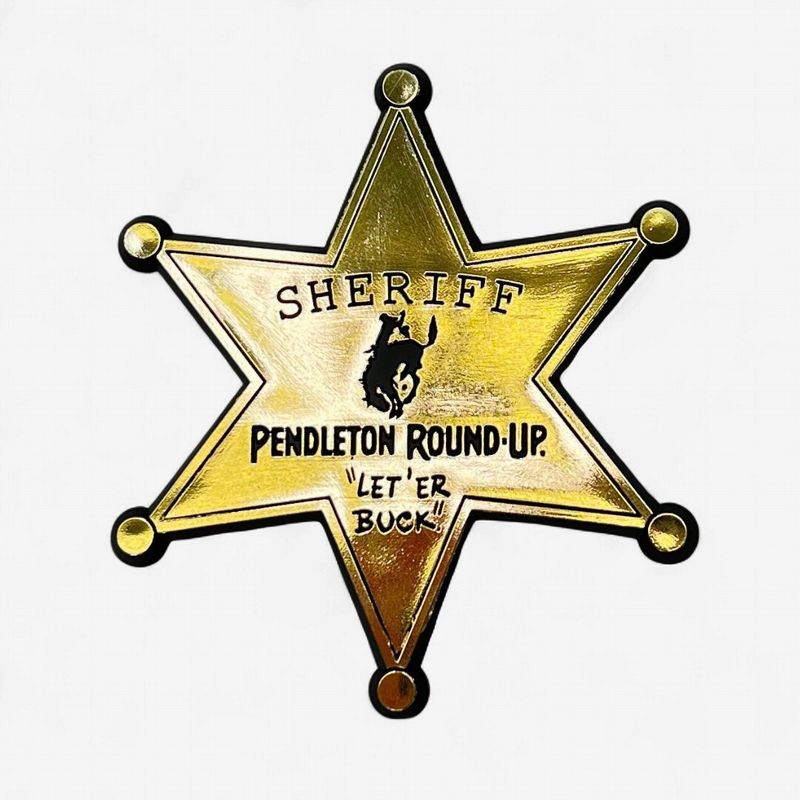 Pendleton Round-Up Sheriff Badge