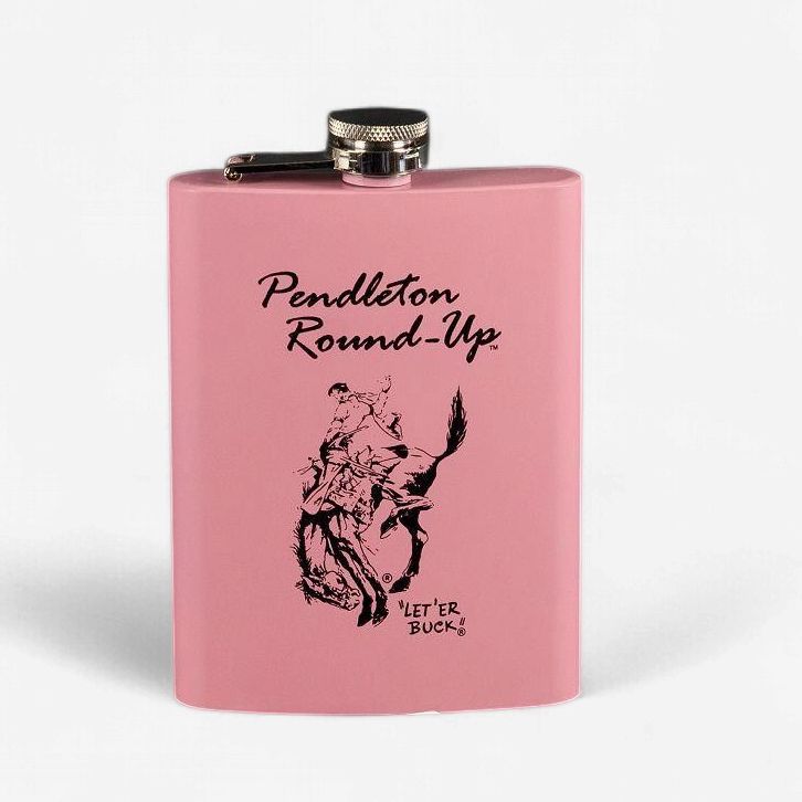 Pendleton Round-Up Pink Flask