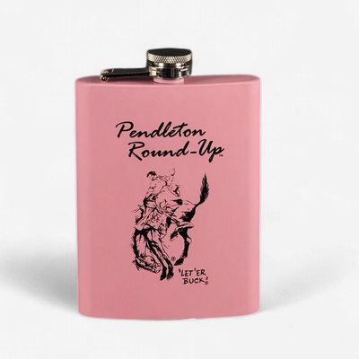 Pendleton Round-Up Pink Flask