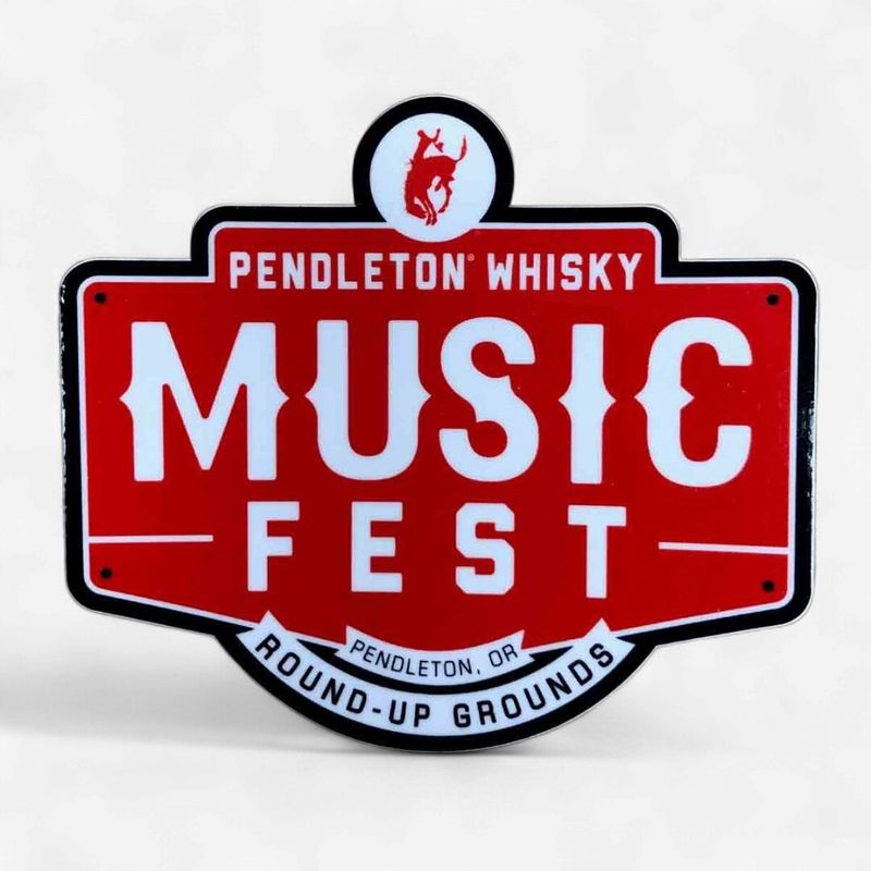 Pendleton Whisky Music Fest 2024 Sticker