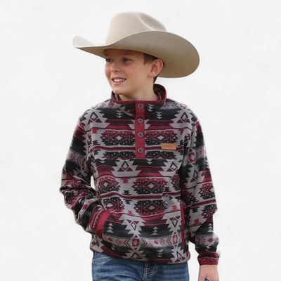 Youth Cinch Pendleton Round-Up 1/4 Button Fleece