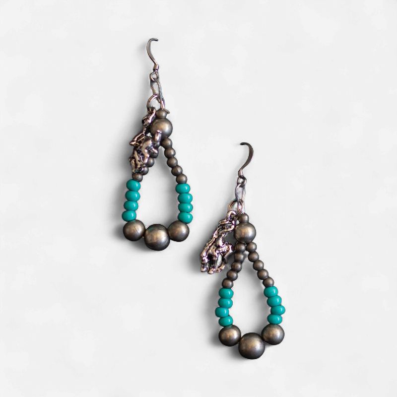 Pendleton Round-Up Faux Navajo Pearl Earrings