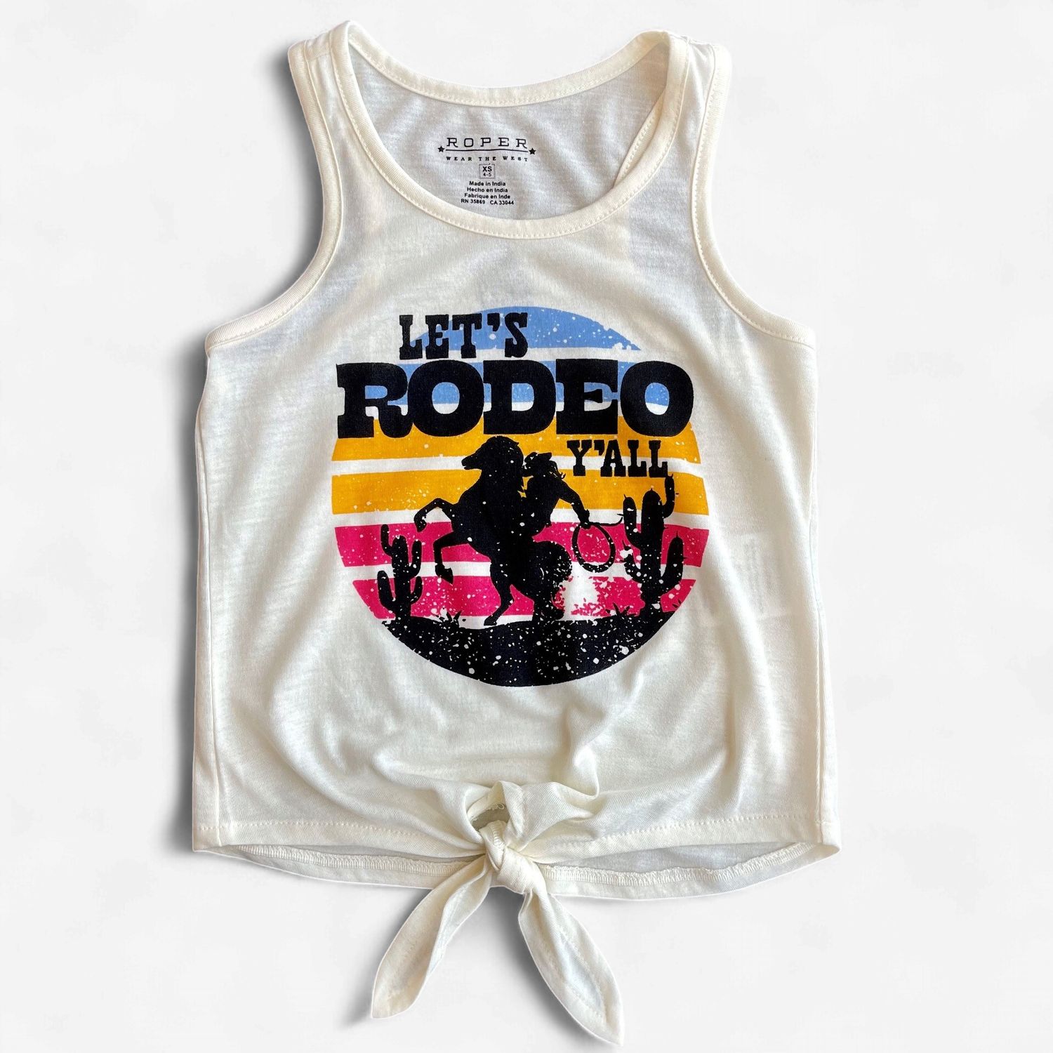 Youth Roper Pendleton Round-Up "Let's Rodeo Y'all" Tank