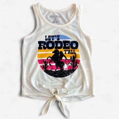 Youth Roper Pendleton Round-Up "Let's Rodeo Y'all" Tank