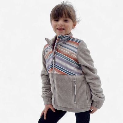 Youth Hooey Girls Pendleton Round-Up Serape Stripe Tech Jacket