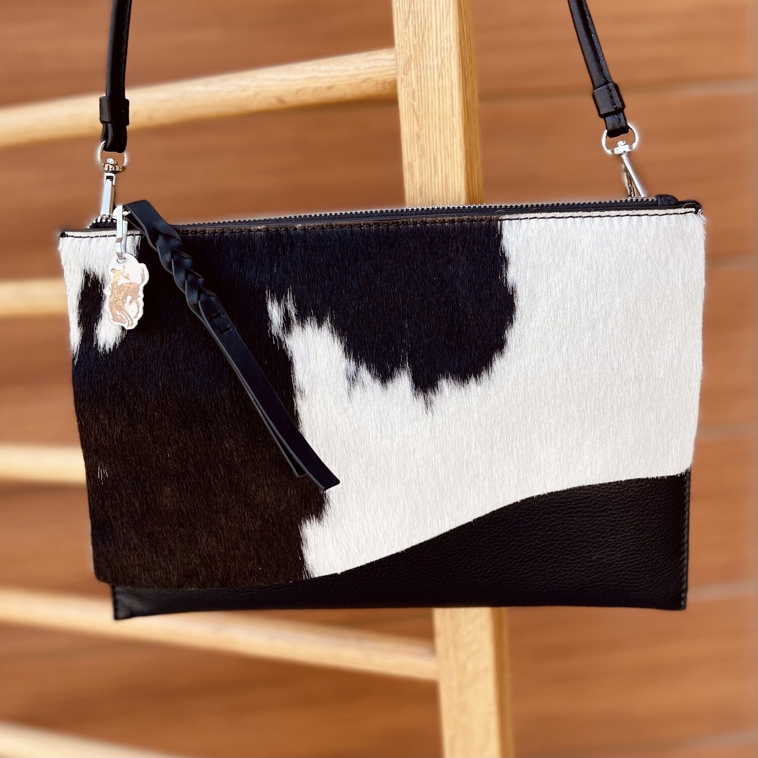 Pendleton Round-Up Black Hair On Envelope Clutch