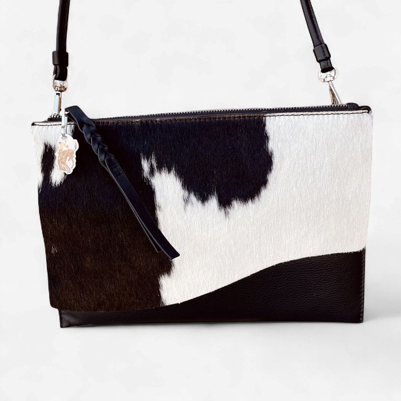 Pendleton Round-Up Black Hair On Envelope Clutch