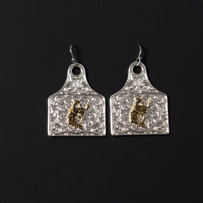Pendleton Round-Up Montana Silversmiths Ear Tag Earrings