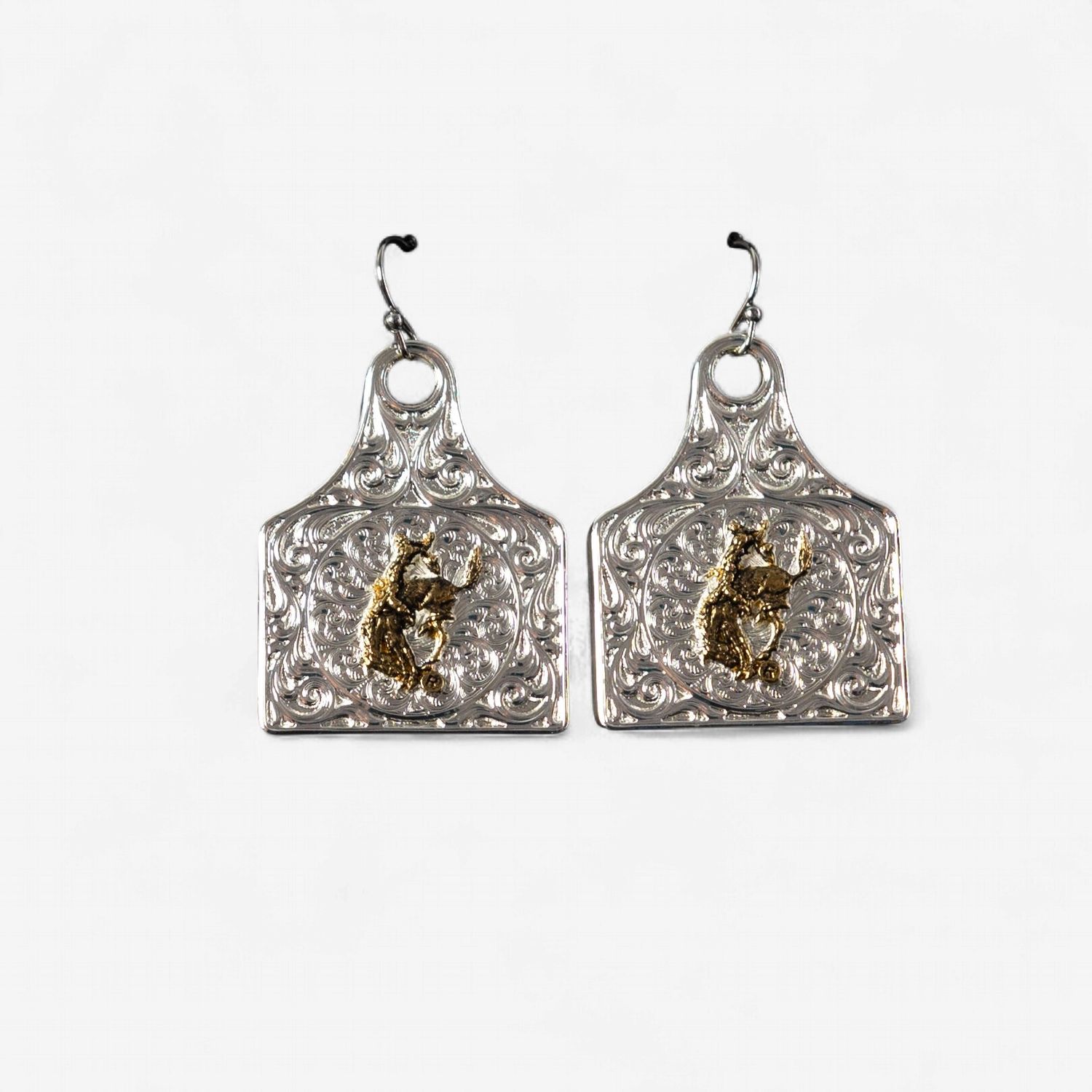 Pendleton Round-Up Montana Silversmiths Ear Tag Earrings
