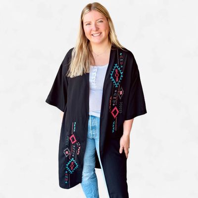 Ladies Roper Pendleton Round-Up Aztec Duster