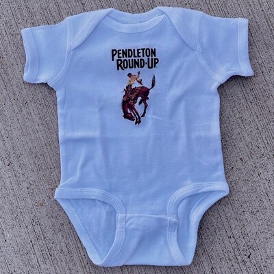 Pendleton Round-Up Full Color Bucking Horse Onesie