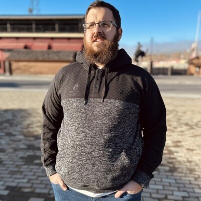 Men's Hooey Pendleton Round-Up Black Jimmy  Hoodie