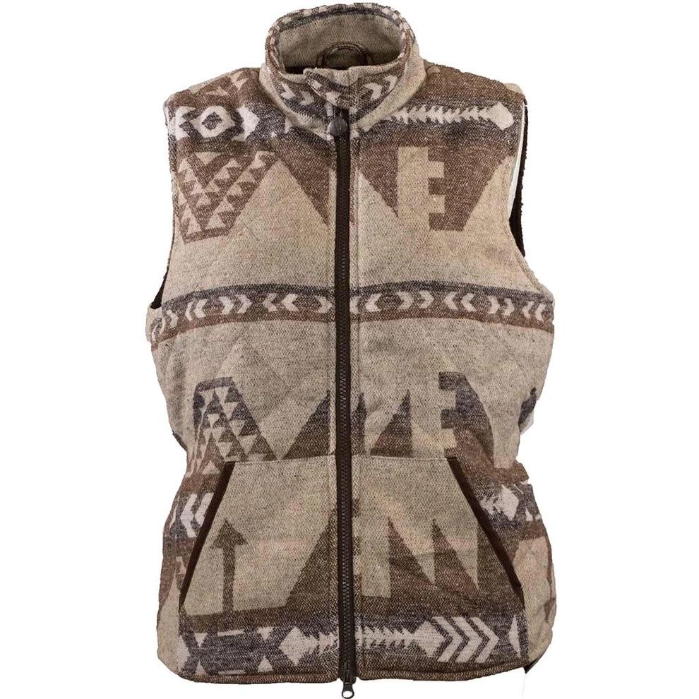 Ladies Outback Pendleton Round-Up Tan Rosalie Vest