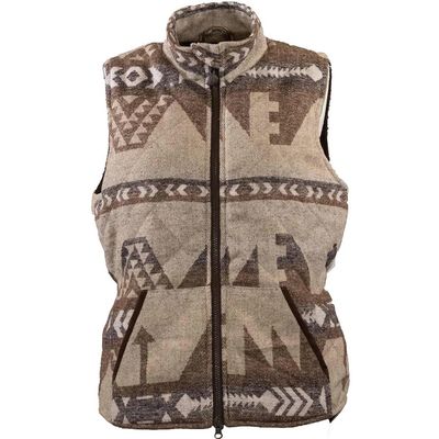 Ladies Outback Pendleton Round-Up Tan Rosalie Vest