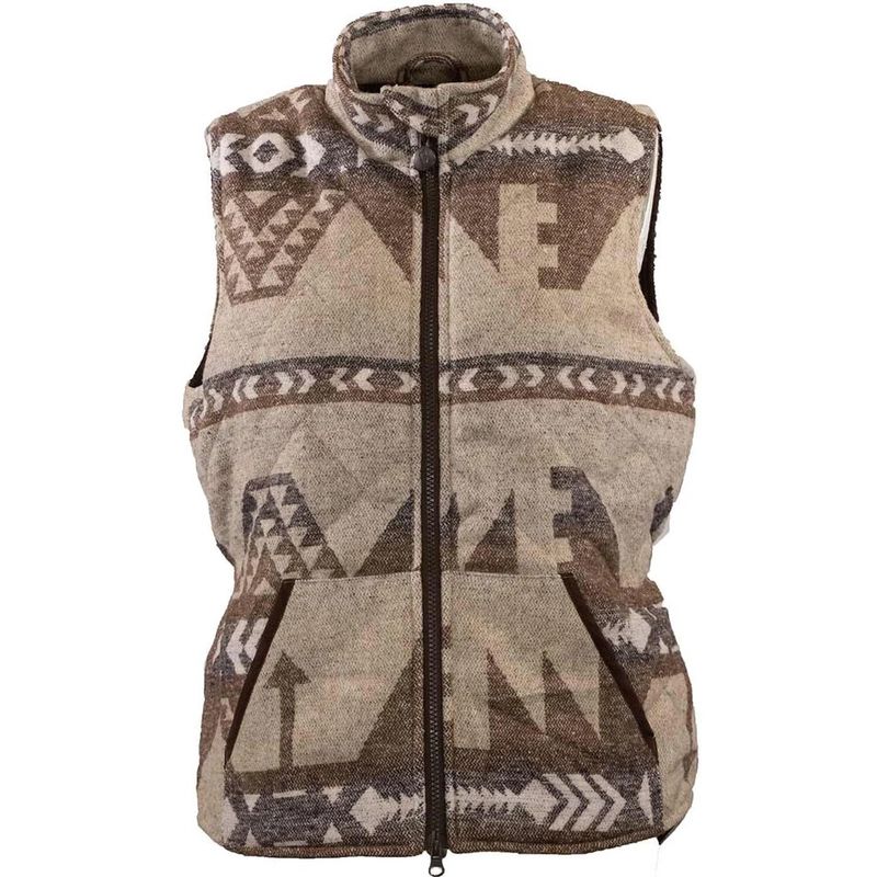 Ladies Outback Pendleton Round-Up Tan Rosalie Vest