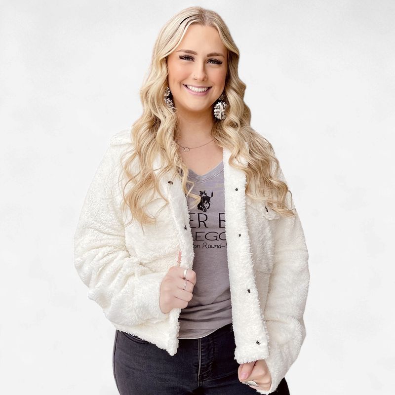 Ladies Stetson Pendleton Round-Up Faux Fleece Jacket