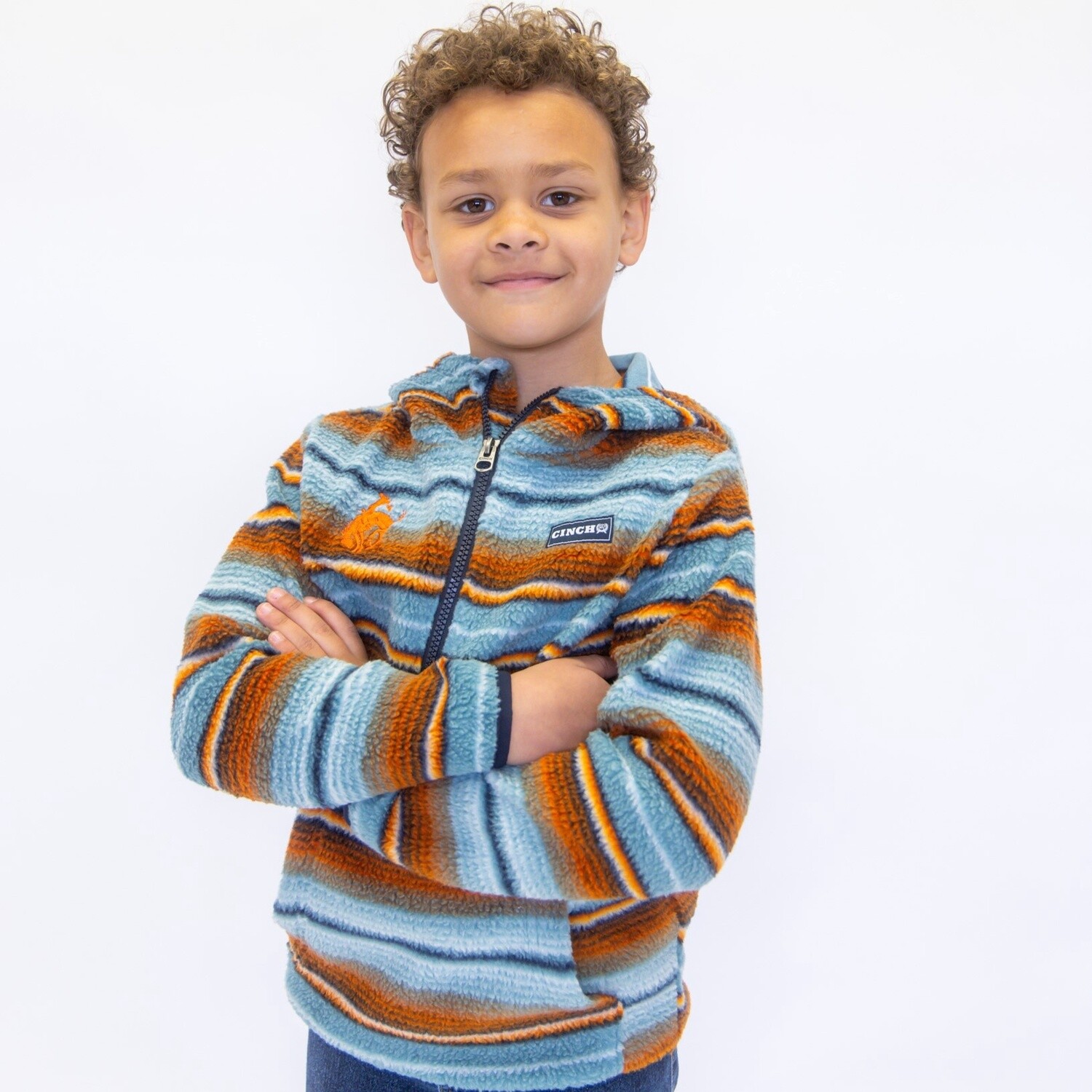 Youth Cinch Pendleton Round-Up 1/2 Zip Fleece