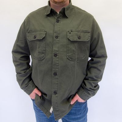 Men's Stetson Pendleton Round-Up Canvas Shirt Jacket