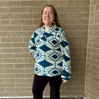 Ladies Outback Pendleton Round-Up Janet Pullover