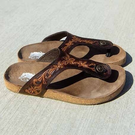 Ladies Roper Pendleton Round-Up Miranda Sandals