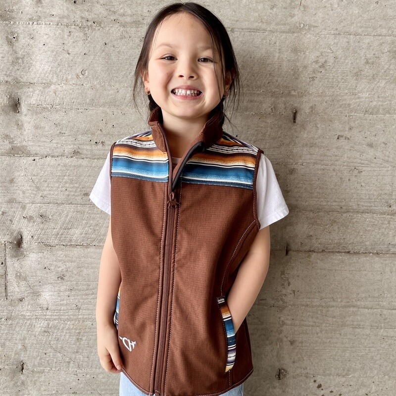Youth Girls Pendleton Round-Up Softshell Vest