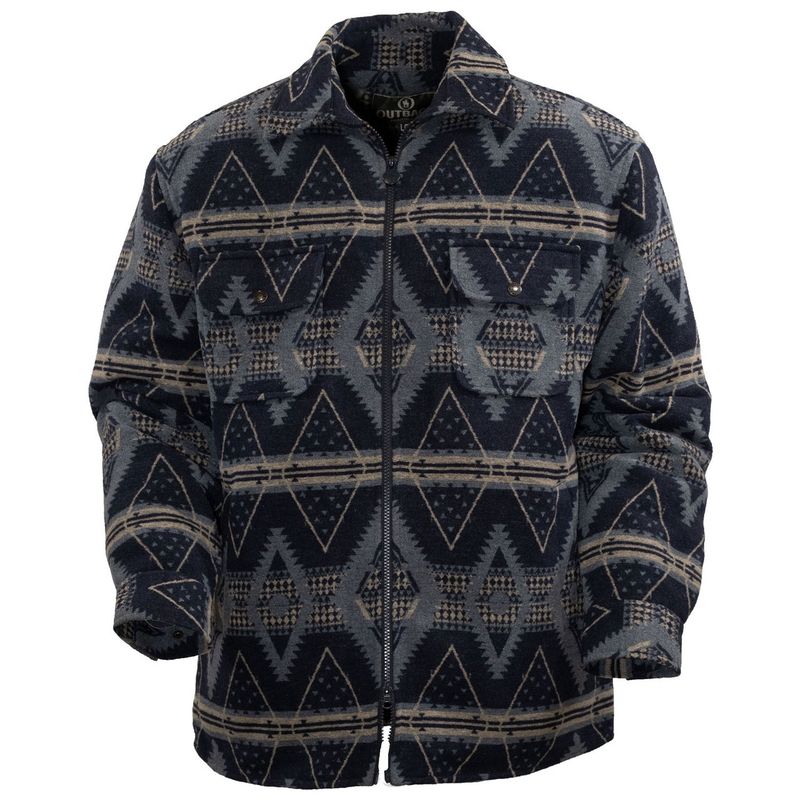 Men's Outback Pendleton Round-Up Navy Koda Jacket