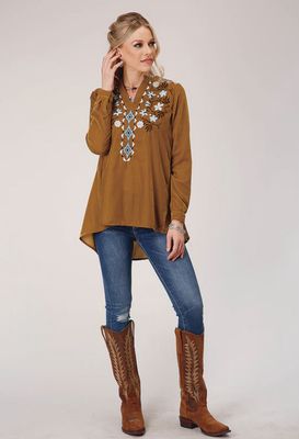 Ladies Roper Pendleton Round-Up Velvet Tunic