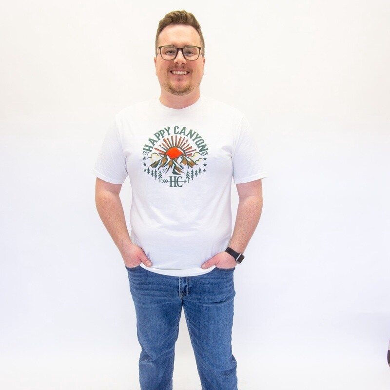 Men's Happy Canyon Sunrise Burst Tee