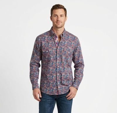 Men's Roper Pendleton Round-Up Long Sleeve Button Up