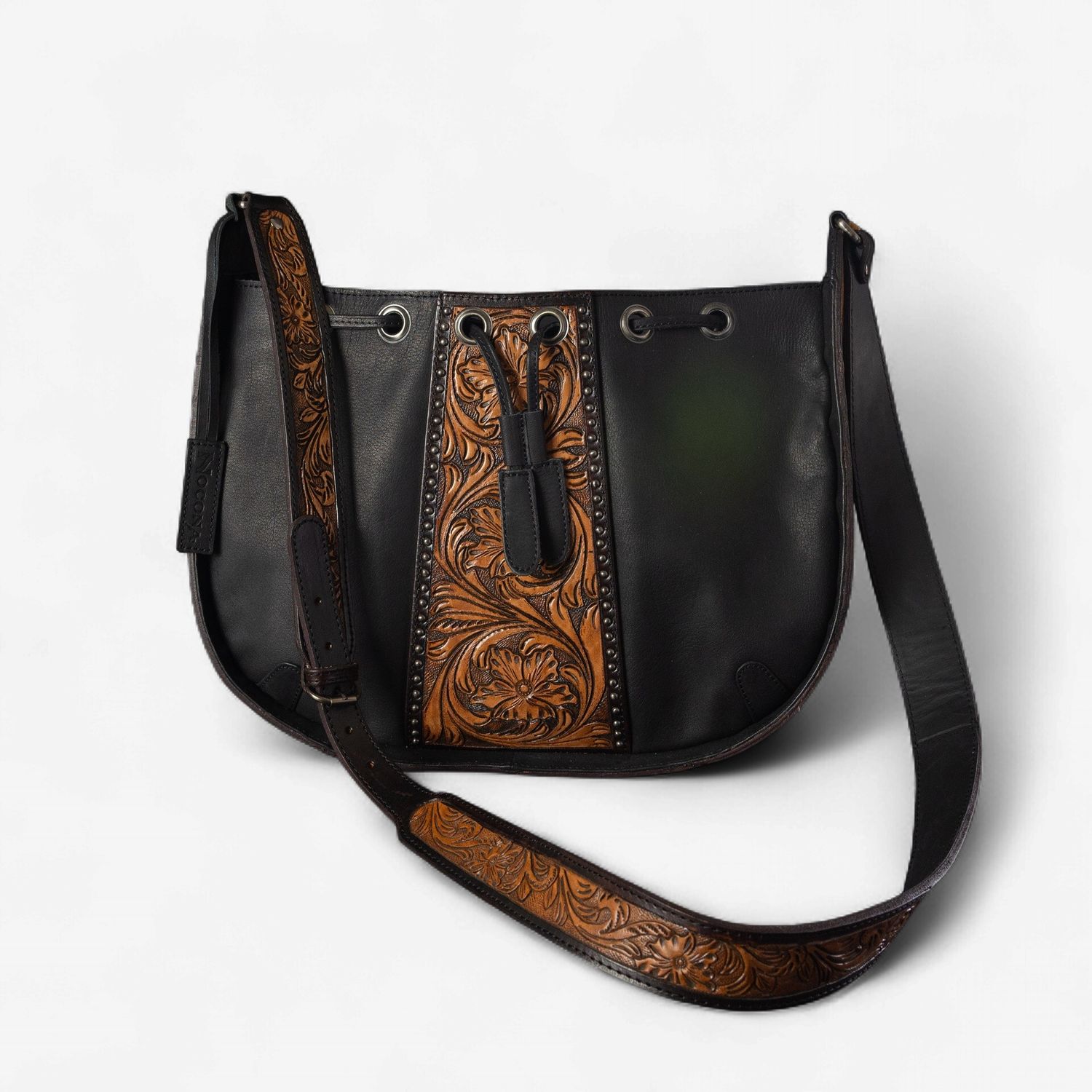 Pendleton Round-Up Tooled Leather Conceal Carry Purse