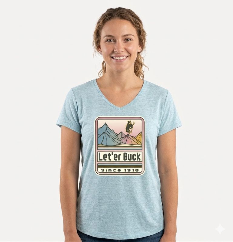 Ladies Pendleton Round-Up Passing Lane Tee