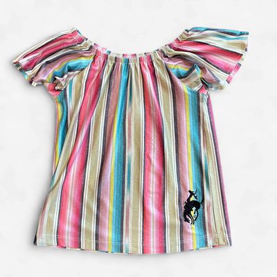 Youth Pendleton Round-Up Serape Ruffle Sleeve Tee