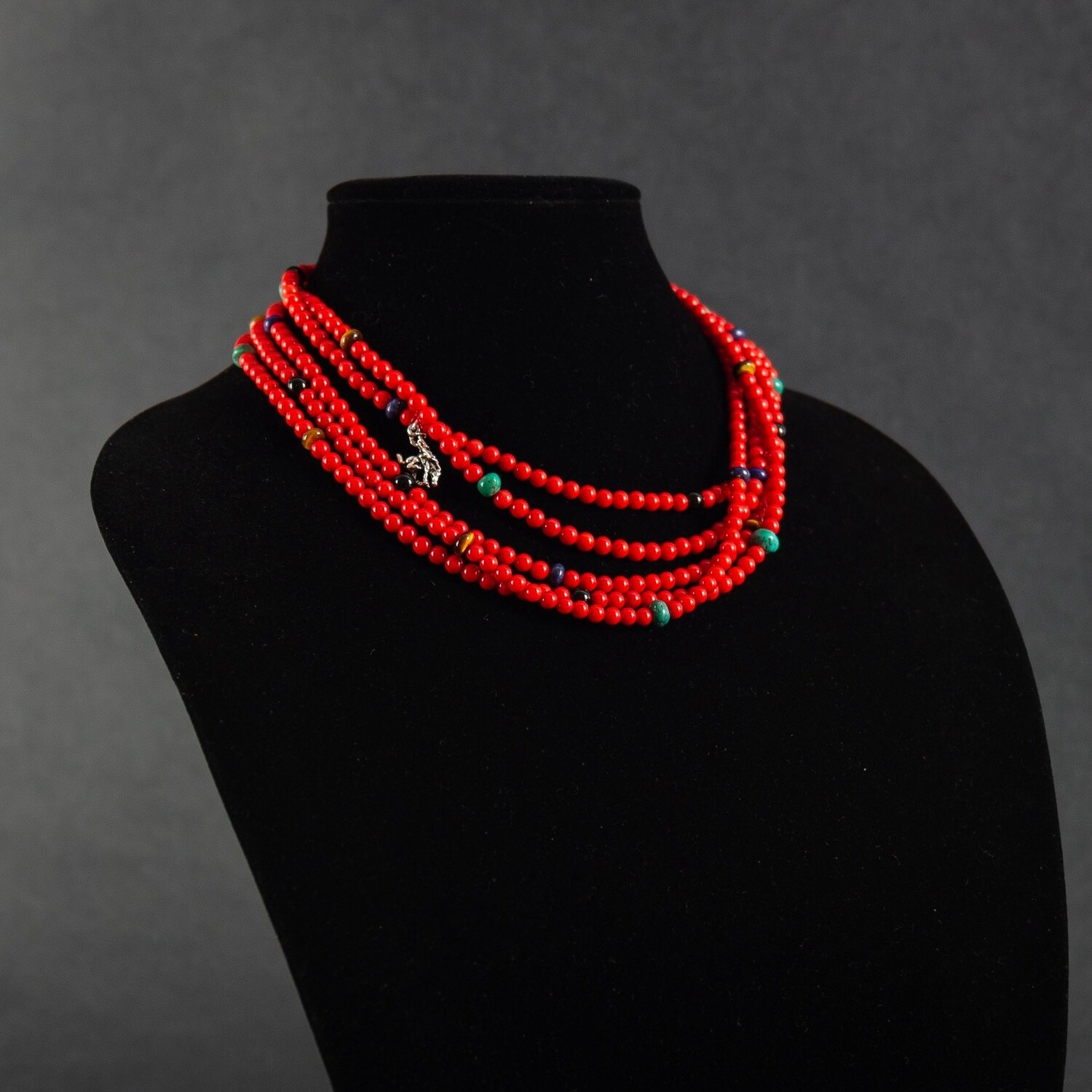 Pendleton Round-Up Coral Necklace