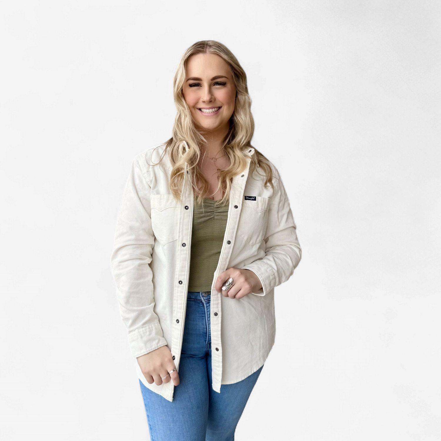 Ladies Wrangler Pendleton Round-Up Corduroy Jacket