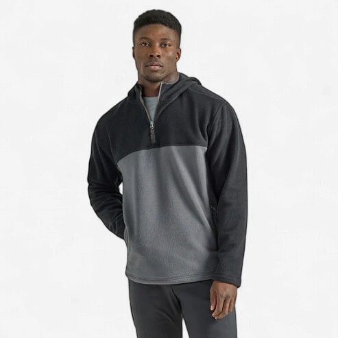 Men's Wrangler Pendleton Round-Up Fleece 1/4 Zip Hoodie