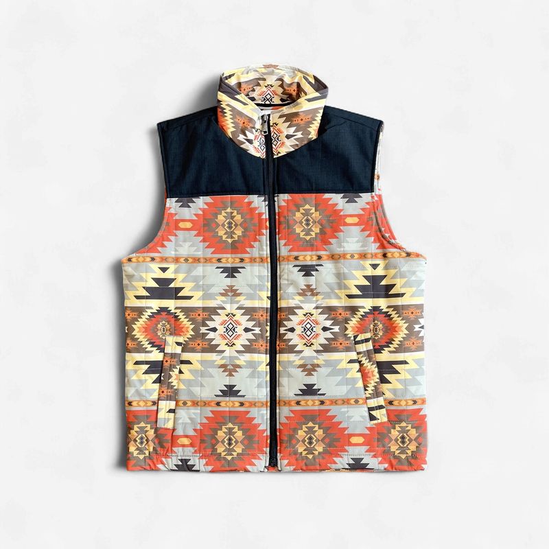 Men's MontanaCo Pendleton Round-Up Black/Aztec Vest
