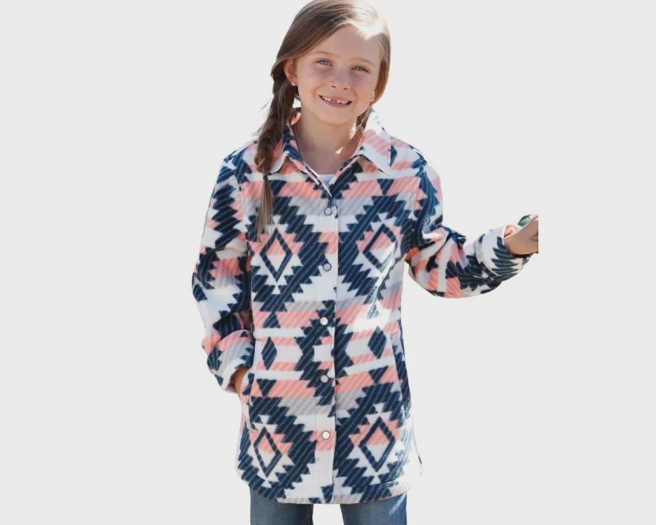 Youth Cruel Pendleton Round-Up Fleece Shacket