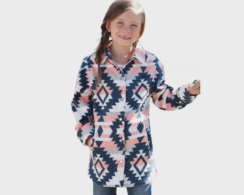 Youth Cruel Pendleton Round-Up Fleece Shacket