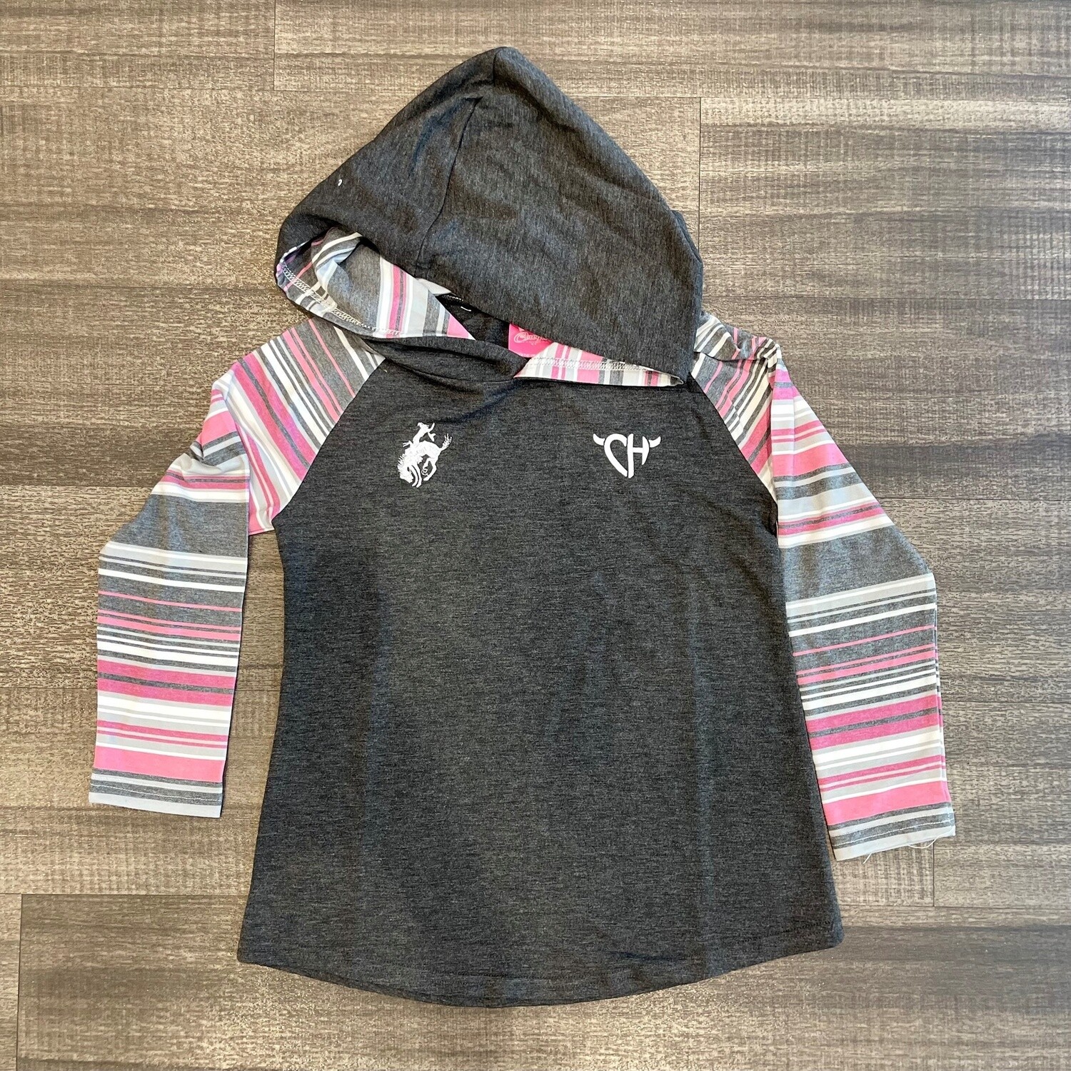 Youth Girls Pendleton Round-Up Serape Hooded Tee